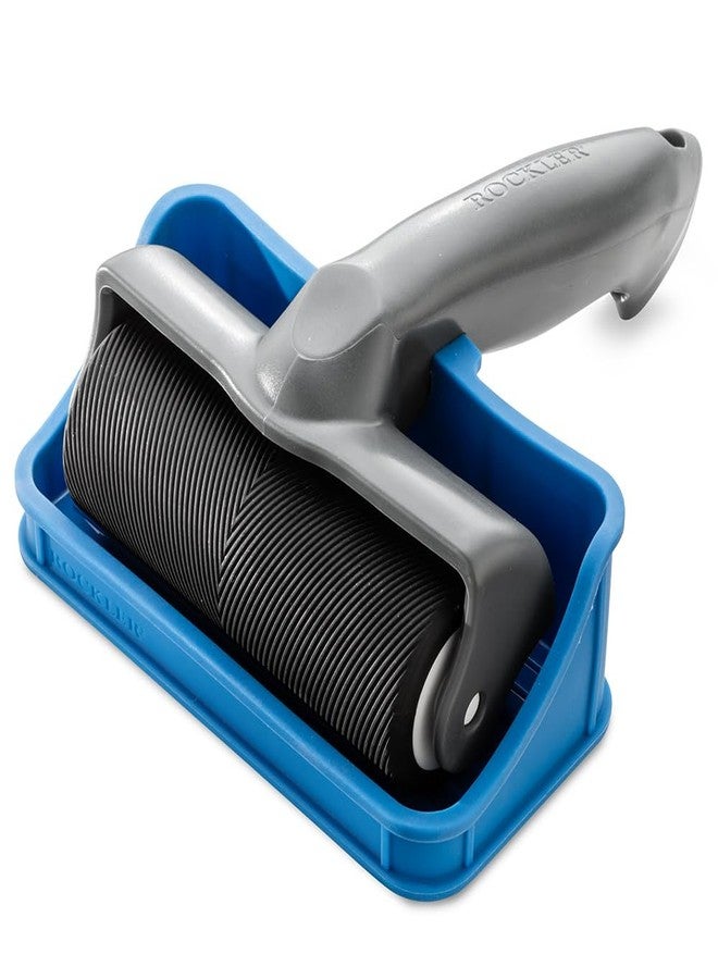 ROCKLER 5” Wood Glue Roller-Thermoplastic Rubber Roller w/Silicone Rest &ABS Handle -Detachable Glue Applicator Roller for Easy Cleaning & Storage -Woodworking Roller for Butcher Blocks, Workbench Tops &More - Image 1