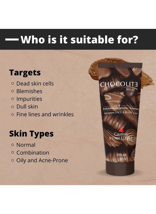 ETHIGLO - Chocolite Therapeutic Face & Body Scrub Pack Of 1 - Image 1
