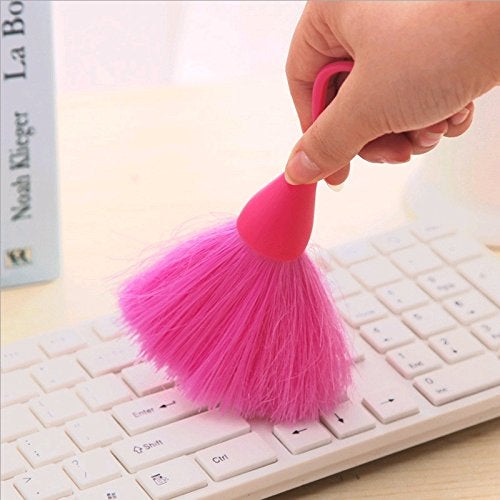 Skywalk 1 ps Candy Color Keyboard Mouse Small Cleaning Brush Mini Electrostatic Cleaner Anti-Static Screen Whisk Broom Car Dashboard Sweeper,Laptop Cleaning Brush - Image 3