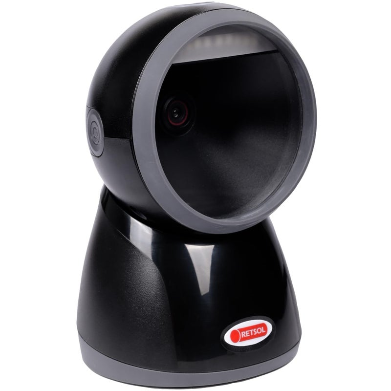 REXSOL PD-3000+ Omni Directional 1D/2D Presentation Barcode Scanner BIS Approved USB Optical Laser High Speed Wired Reader for Warehouse Supermarket POS System (1 Pc) - Image 1