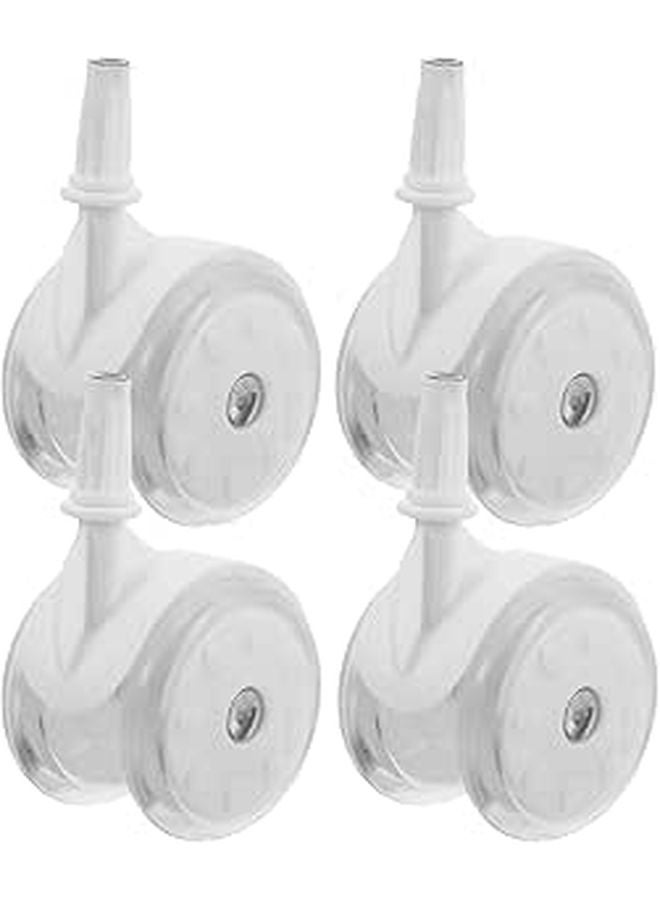 4 Pack Walker Wheels Easy Installation Replacement Safe Stable Fit For Most Walkers - Image 1