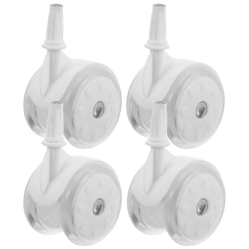 4 Pack Walker Wheels Easy Installation Replacement Safe Stable Fit For Most Walkers - Image 2