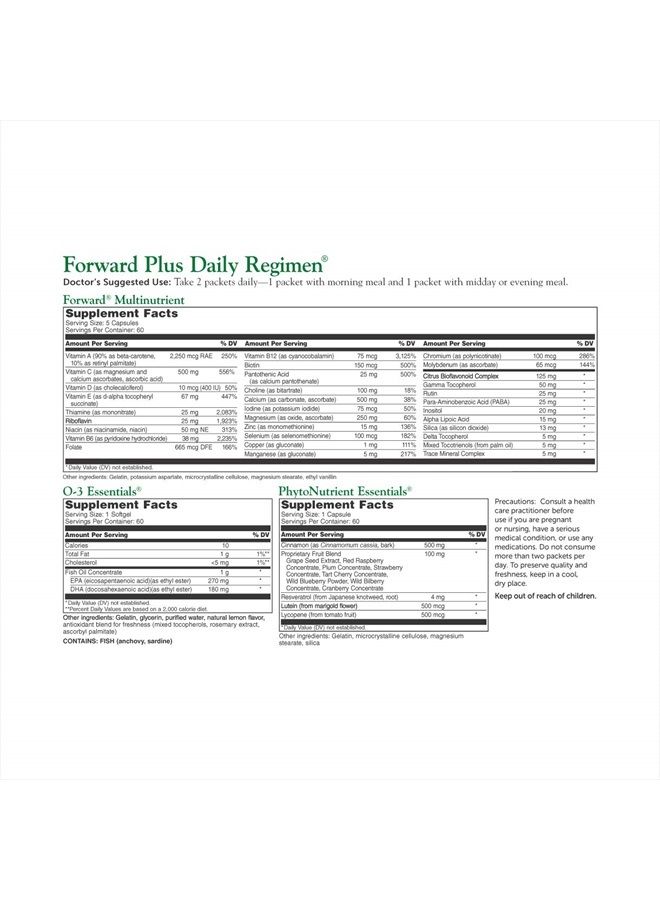 Dr. Whitaker نظام فوروارد بلس اليومي - مكمل متعدد الفيتامينات الشامل يدعم الطاقة المثلى والقوة والحيوية والقدرة على التحمل - 60 عبوة (إمداد لمدة 30 يومًا) - Image 2