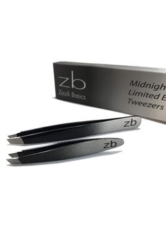 Zizzili Basics Tweezer Set  Limited Edition Ombre  Classic  Mini Slant  Best Tweezers for Eyebrow Facial Hair Removal and your Precision Needs 