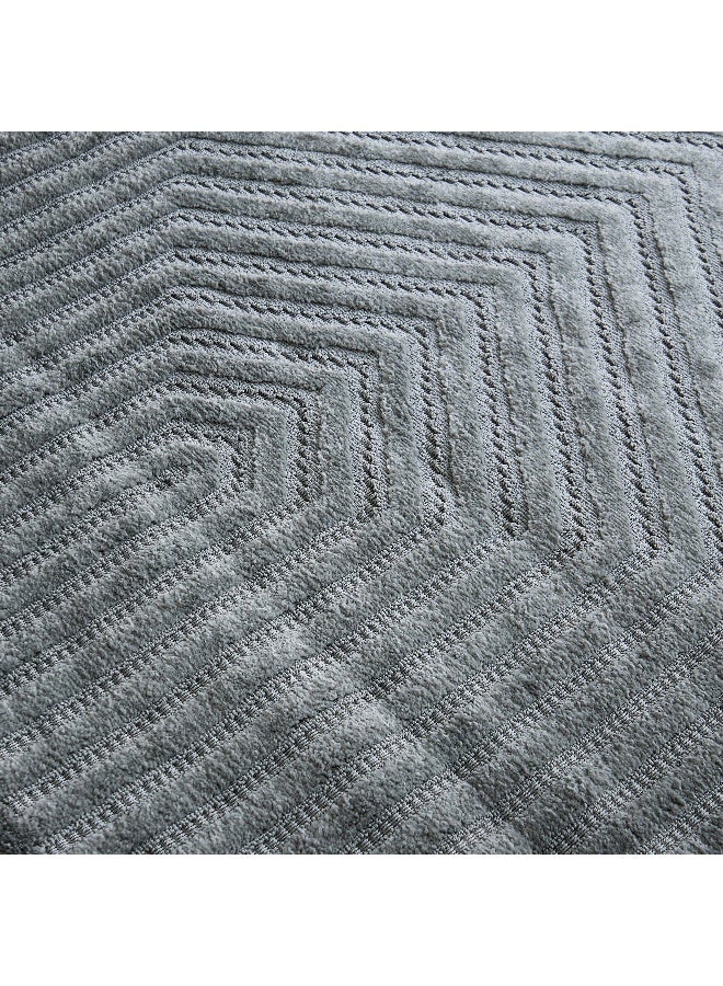 Home Box Ciara Ashen Anti Skid Polypropylene Rug - 120x170 cm  - Image 1
