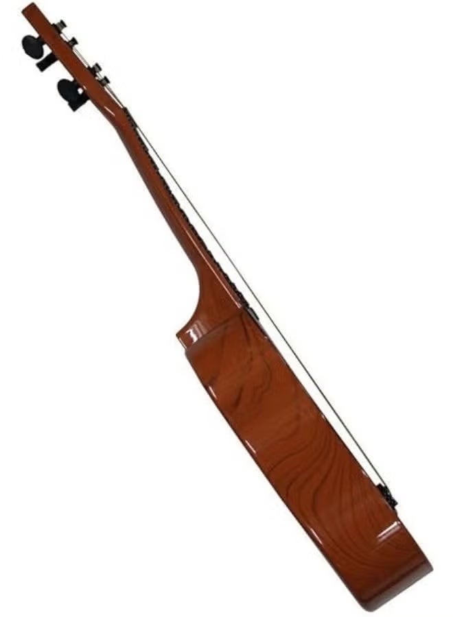 Guitar Toy for Kids 4-String Acoustic Music Learning Toys, Musical Instrument Educational Guitar Toy for Beginners Kids Child(Brown) - Image 3
