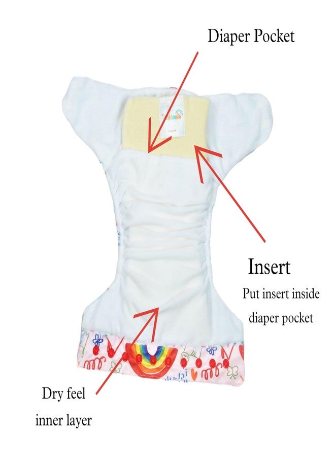 Dumbledo SuperAbsorbent Magical Insert (Pack of 4) | Snug Fit | Reusable & Washable | Easy to Clean | Designed by Moms | 3 Months - 3 Years | Unisex Baby - Image 4