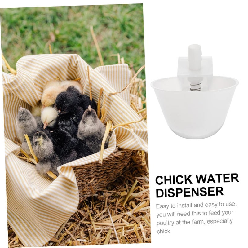 Automatic Drinking Bowl 5 PCS For Quail Chickens Pigeons Poultry Water Feeder - Image 5