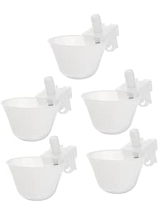 Automatic Drinking Bowl 5 PCS For Quail Chickens Pigeons Poultry Water Feeder - Image 1