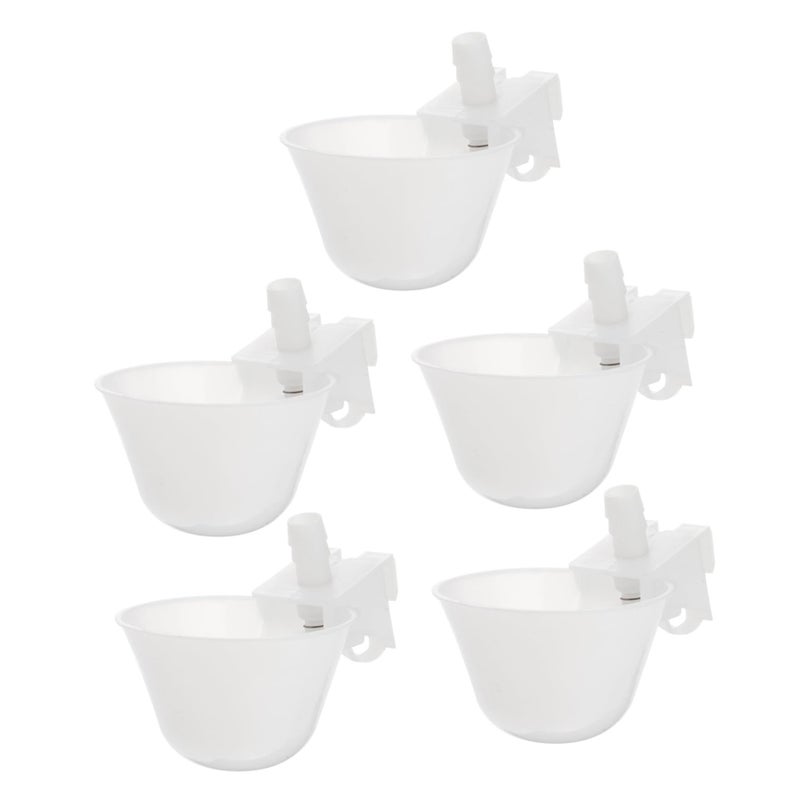 Automatic Drinking Bowl 5 PCS For Quail Chickens Pigeons Poultry Water Feeder - Image 2