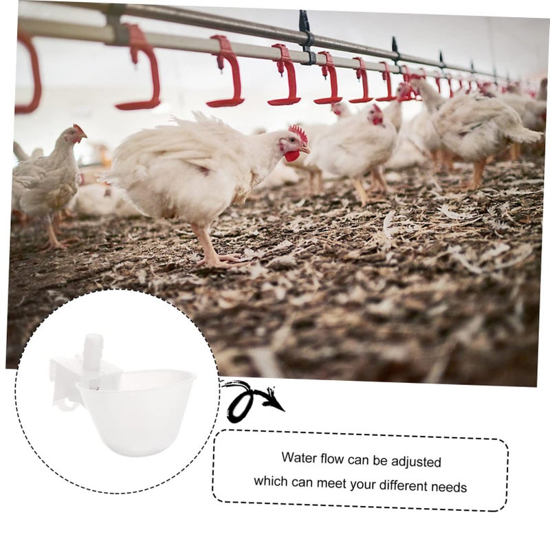 Automatic Drinking Bowl 5 PCS For Quail Chickens Pigeons Poultry Water Feeder - Image 4