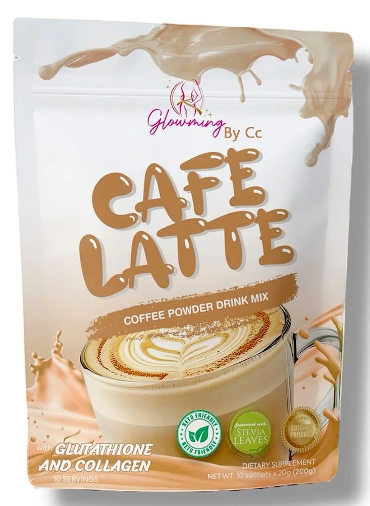 Cc CAFE LATTE - Coffee Powder Drink Mix - 10 sachet x 20g - Image 2