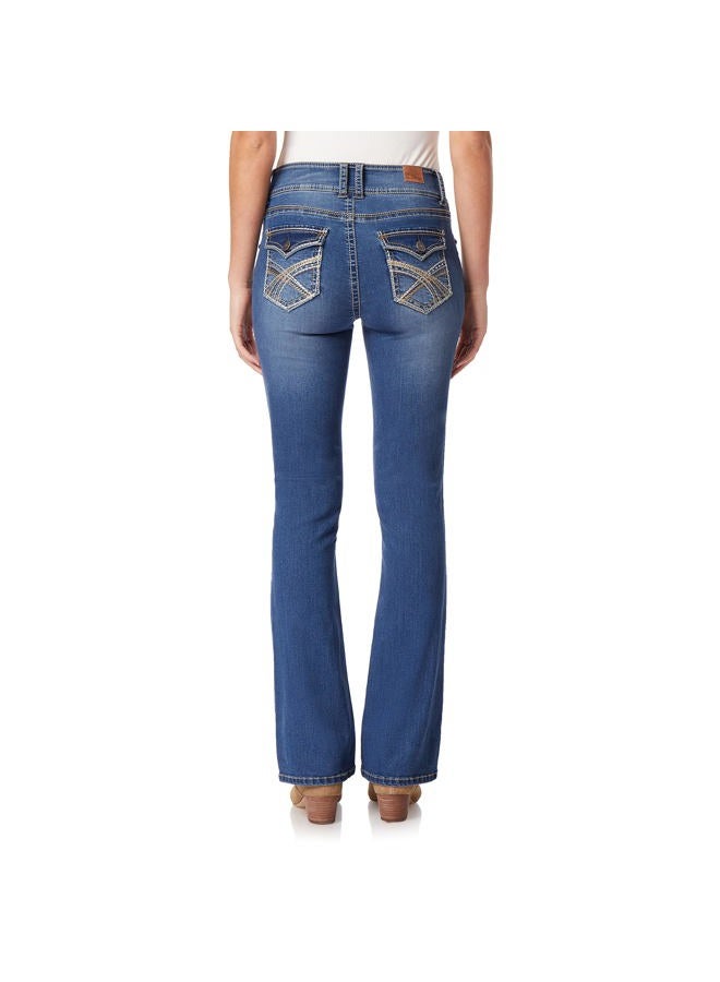 Wallflower Women's InstaStretch Luscious Curvy Bootcut Jeans, Trixie, 15 - Image 2