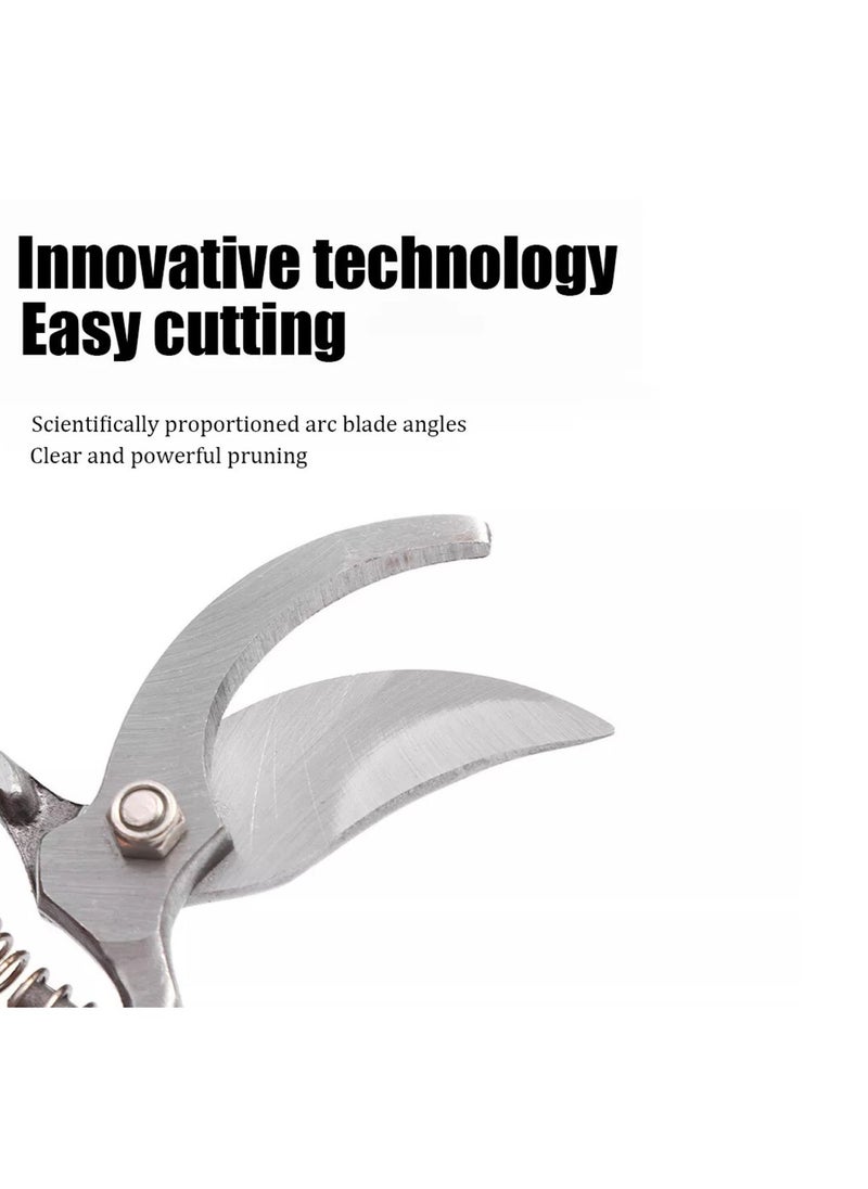 Sharpdo Classic Forged Steel Pruner | 1-Inch Cut, 10-Inch Long with Black Cushion Grip  - Image 3