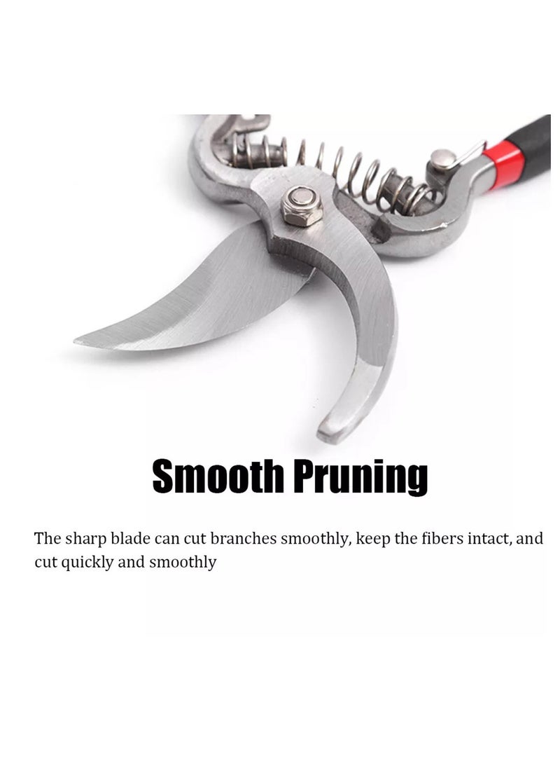 Sharpdo Classic Forged Steel Pruner | 1-Inch Cut, 10-Inch Long with Black Cushion Grip  - Image 4