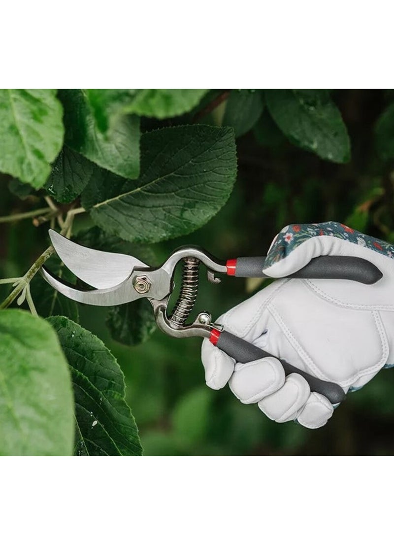 Sharpdo Classic Forged Steel Pruner | 1-Inch Cut, 10-Inch Long with Black Cushion Grip  - Image 5