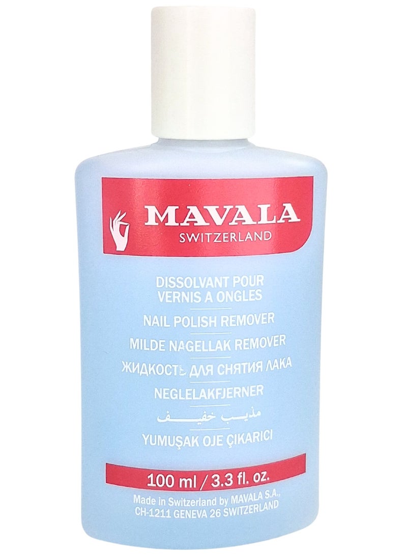 nail Mavala Nail Polish Remover Blue 100Ml