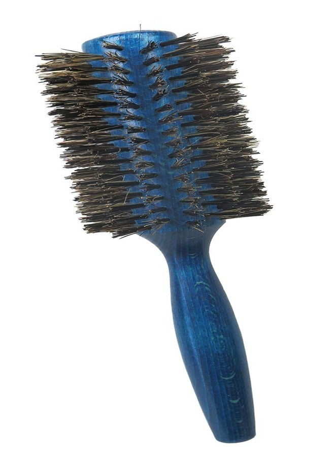 Tredoni 2.8" 100% Natural Boar-Bristle Round Hairbrush - Extra Firm Blow-Dry Hairbrush (70 mm = 2.8 inch) - Image 1