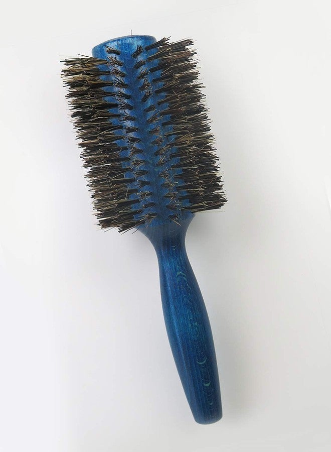 Tredoni 2.8" 100% Natural Boar-Bristle Round Hairbrush - Extra Firm Blow-Dry Hairbrush (70 mm = 2.8 inch) - Image 2