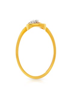 Malabar Gold and Diamonds 22 Carat 916 Purity Yellow Gold Ring DZDWL23RN08Y11 For Women  - Image 3