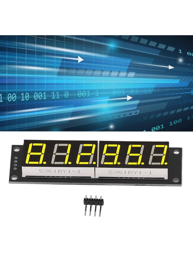 Kadimendium Digital Display Module 0.56in 6 Digit 7 Segment TM1637 Display Tube Digital Segment Tube LED Display Module with Yellow Light Electrician Electrical - Image 4
