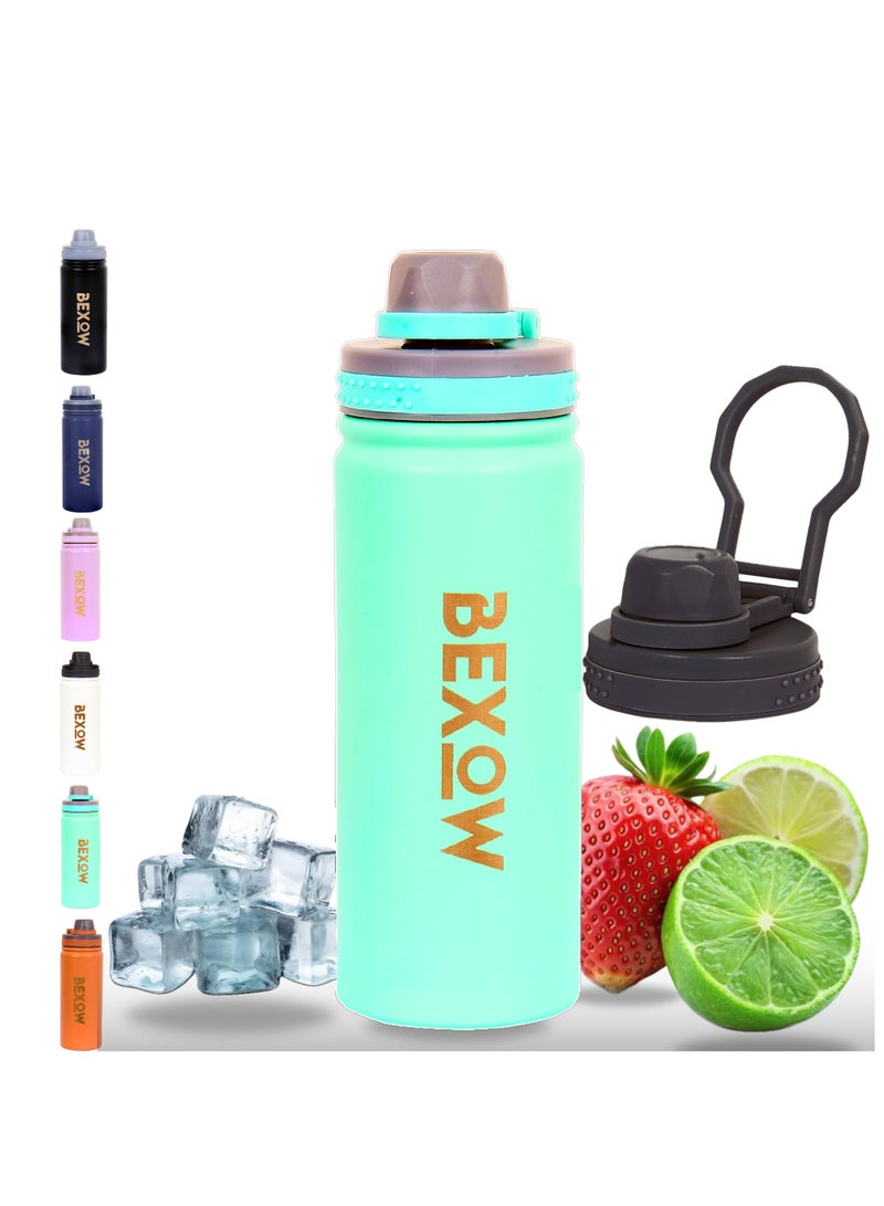 Bexow BEXOW Double Wall Vacuum Flask – Insulated Stainless Steel Water Bottle, 530ml, Leak-Proof, Durable, Hot & Cold Beverage Thermos - Image 1