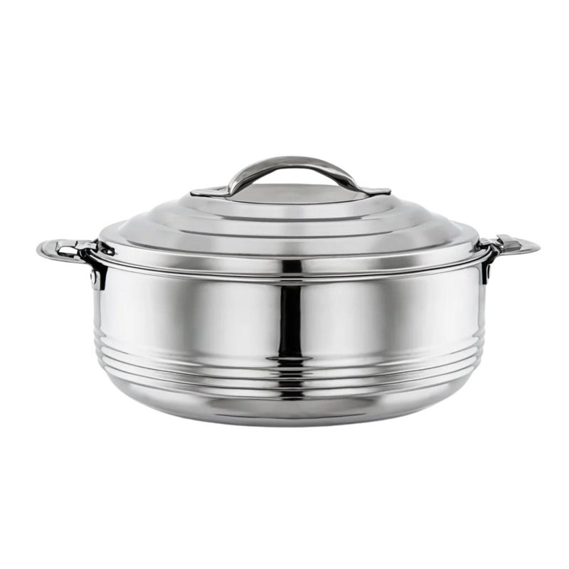 PLUMM Get Plumm Stainless Steel Casserole | Casserole With Lid | Double Walled & Insulated | Steel Casserole For Roti,Cooking,Rice & Gravy (1000 ml) | 5 Years Warranty - Image 1