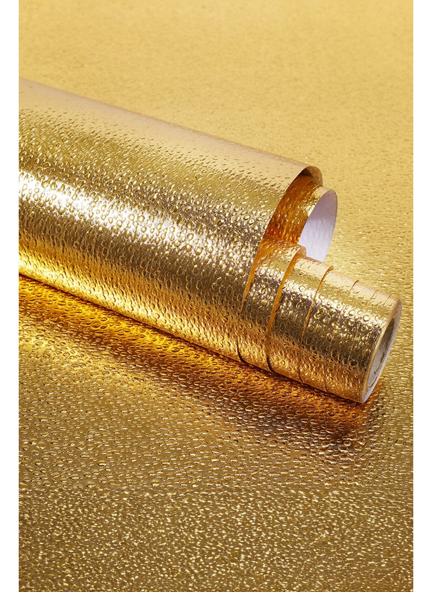 Markafox Adhesive Gold Kitchen Countertop Foil, Waterproof, Stylish Coating, 1m x 40CM  - Image 5