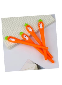 Y&D 10pcs Carrot Pen Bulk Highlighters Mini Decor Japanese Kids Fun Pens Bunny Ballpoint Cartoon Writing Adorable Rabbit Student Child  - Image 2