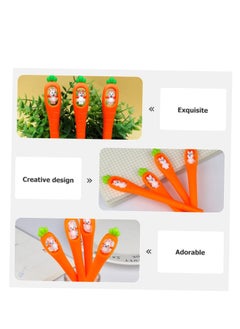 Y&D 10pcs Carrot Pen Bulk Highlighters Mini Decor Japanese Kids Fun Pens Bunny Ballpoint Cartoon Writing Adorable Rabbit Student Child  - Image 4