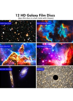 Alruht Star Projector, Planetarium Projector for Bedroom, Ultra Clear Galaxy Night Light with 4K Replaceable 13 Galaxy Discs, 360 Degree Rotation Real Sky Light for Kids Room Birthday Gift  - Image 2