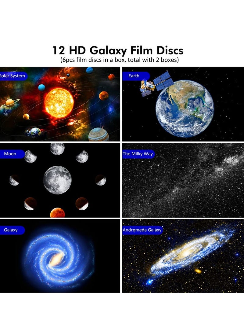 Alruht Star Projector, Planetarium Projector for Bedroom, Ultra Clear Galaxy Night Light with 4K Replaceable 13 Galaxy Discs, 360 Degree Rotation Real Sky Light for Kids Room Birthday Gift  - Image 3