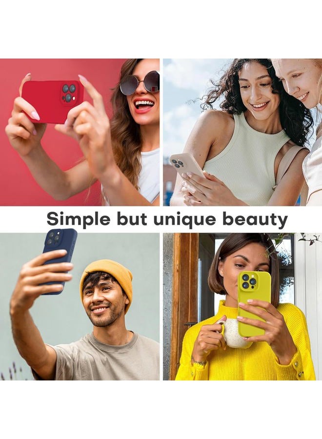LOVE 3000 Designed for iPhone 16 Pro Case, Premium Silicone with [Soft Anti-Scratch Microfiber Lining] Shockproof Protective Phone Case for Men Women Girls 6.3", Navy Blue - Image 2