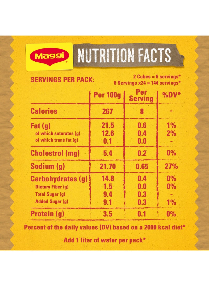 ماجي مرقة دجاج 24x18جم - Image 3