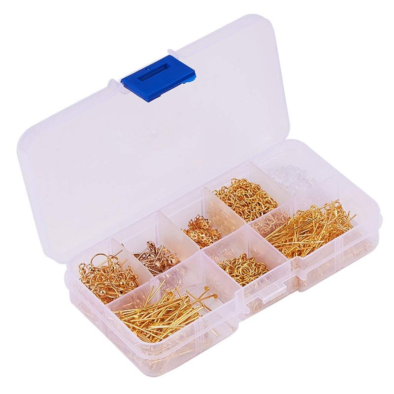 Beutifull Earring Making Supplies Kit Earring Making Findings for Adult Multiusable 8 Item Combo 300 Pc for Jewellery Making Craft Works - Image 3