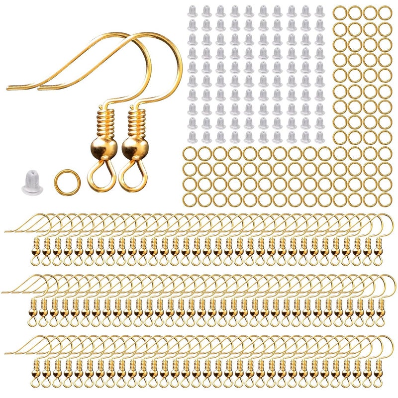 Beutifull Earring Making Supplies Kit Earring Making Findings for Adult Multiusable 8 Item Combo 300 Pc for Jewellery Making Craft Works - Image 4