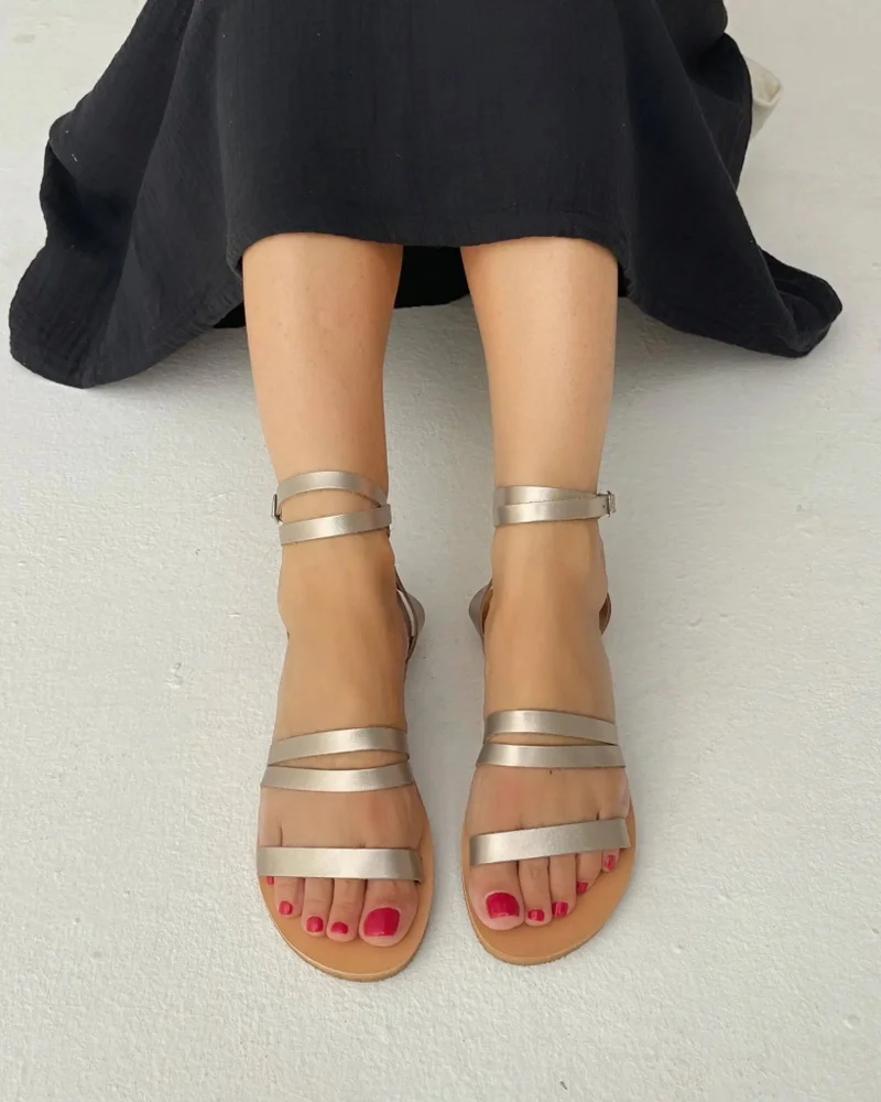 SHOEQ Bronze Gia Sandal for Women | Best Price UAE