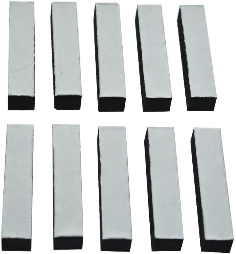 KAISH 10 حزمة 70x15x13 مم وسائد تركيب بيك أب الجيتار باس، فوم ارتفاع البيك أب لجيتار J/Jazzmaster/Jaguar - Image 4