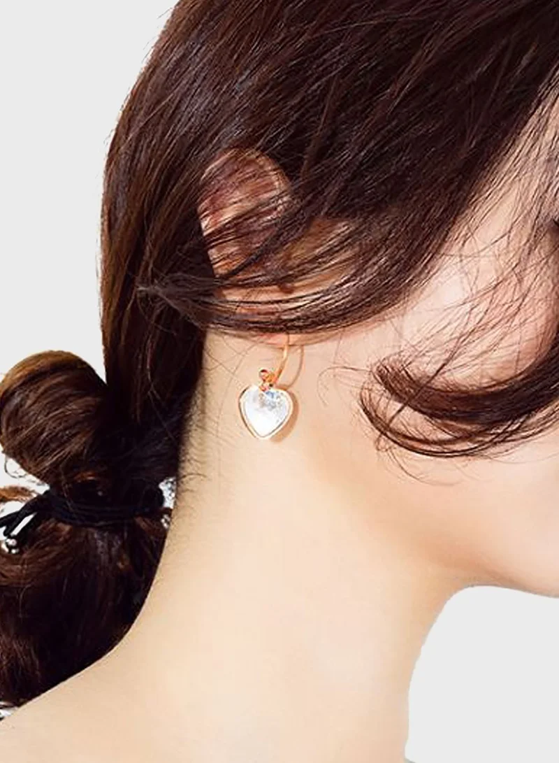 celovis Marjorie Heart Drop Earrings