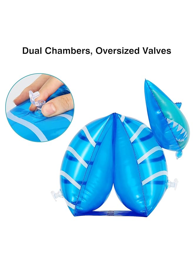 KASTWAVE Inflatable Swim Floater Sleeves For Kids Swimming Rings Cartoon Swimiming Armbands Floaties Water Wings Floatation Sleeves Pool Water Sports Learning Swim Training Aids - Image 4