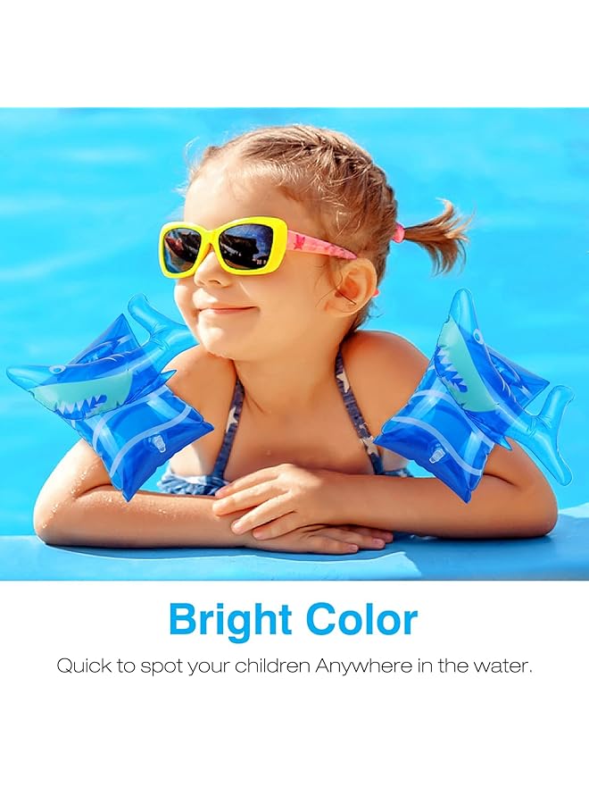 KASTWAVE Inflatable Swim Floater Sleeves For Kids Swimming Rings Cartoon Swimiming Armbands Floaties Water Wings Floatation Sleeves Pool Water Sports Learning Swim Training Aids - Image 3
