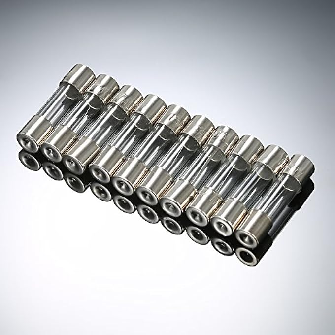 Eacam 100Pcs 5X20Mm FastBlow Glass Tube Fuses Assorted Kit Amp 02A 05A 1A 2A 3A 5A 8A 10A 15A 20 - Image 4