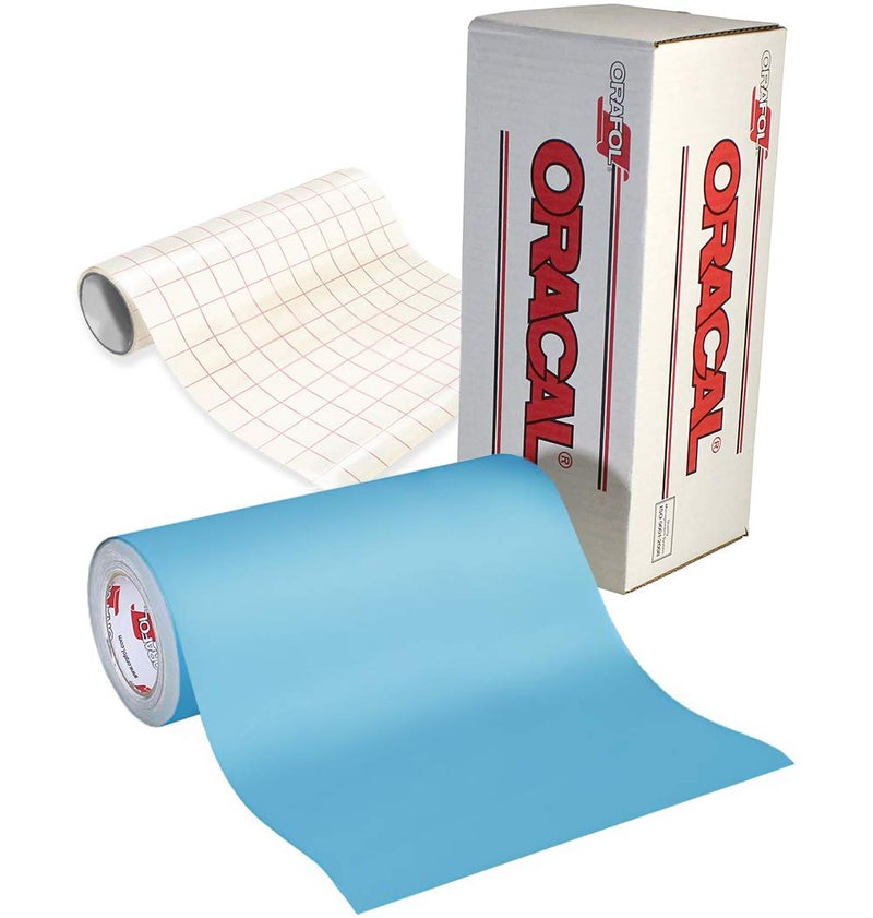 ORACAL Oramask 813 LowTack Paint Stencil Vinyl Roll Bundle 10ft x 1ft wTransfer Paper