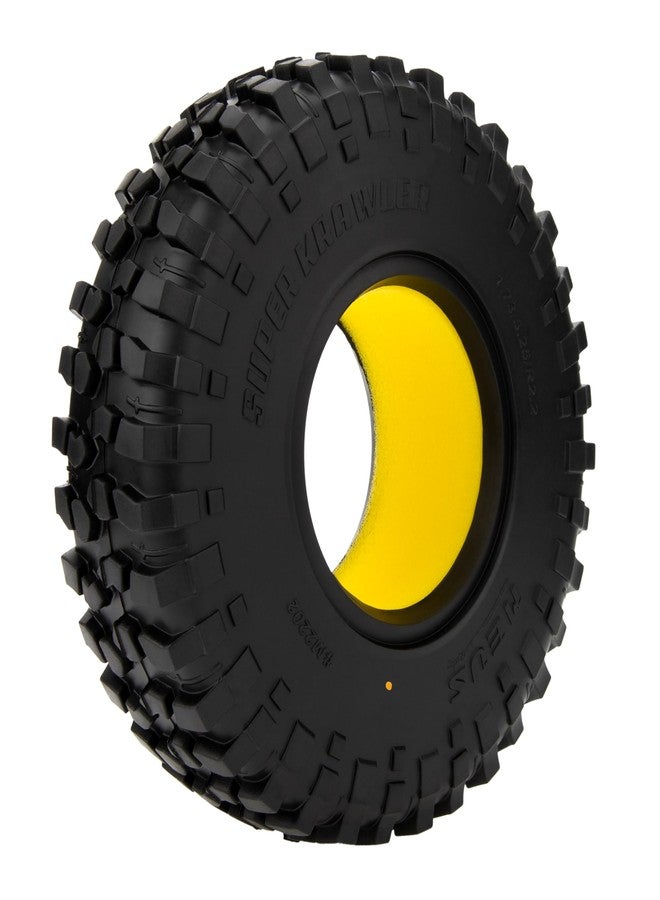 MEUS RACING إطارات MEUS RACING 2.2 - إطارات MS6 Super Crawler لسيارات Axial SCX10 Pro وSCX10 TRX4 وRedcat Gen8 1/10 RC Crawler، مقاس 1.73/5.25/R2.2، رقم الموديل M2202 - Image 4