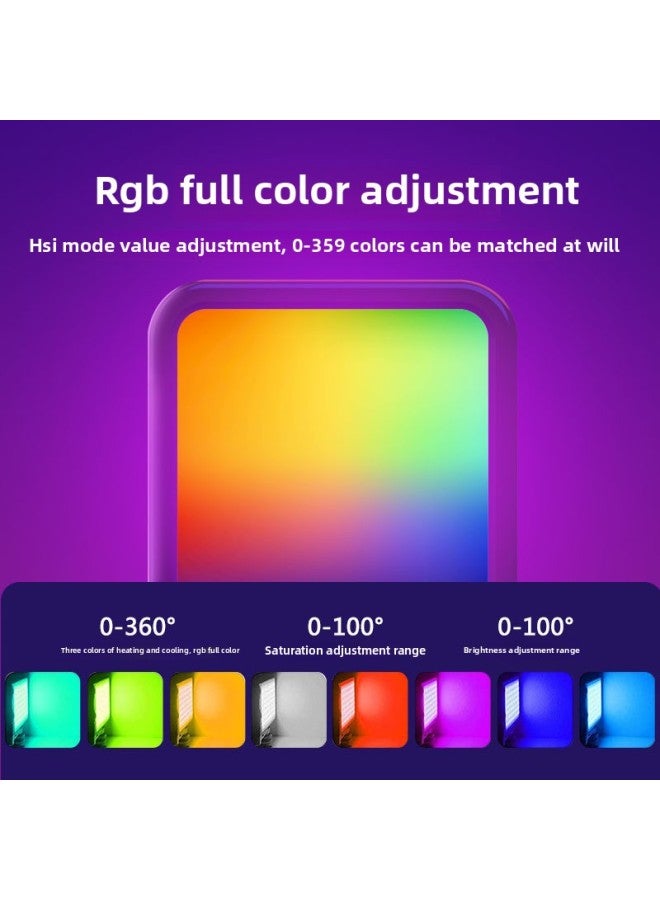 Strictly Selected Live Fill Light Portable Small Pocket Light Full Color RGB Atmosphere Camera Handheld Photography Light-Color Of Light Source:W70 (full Color Rgb)  - Image 2