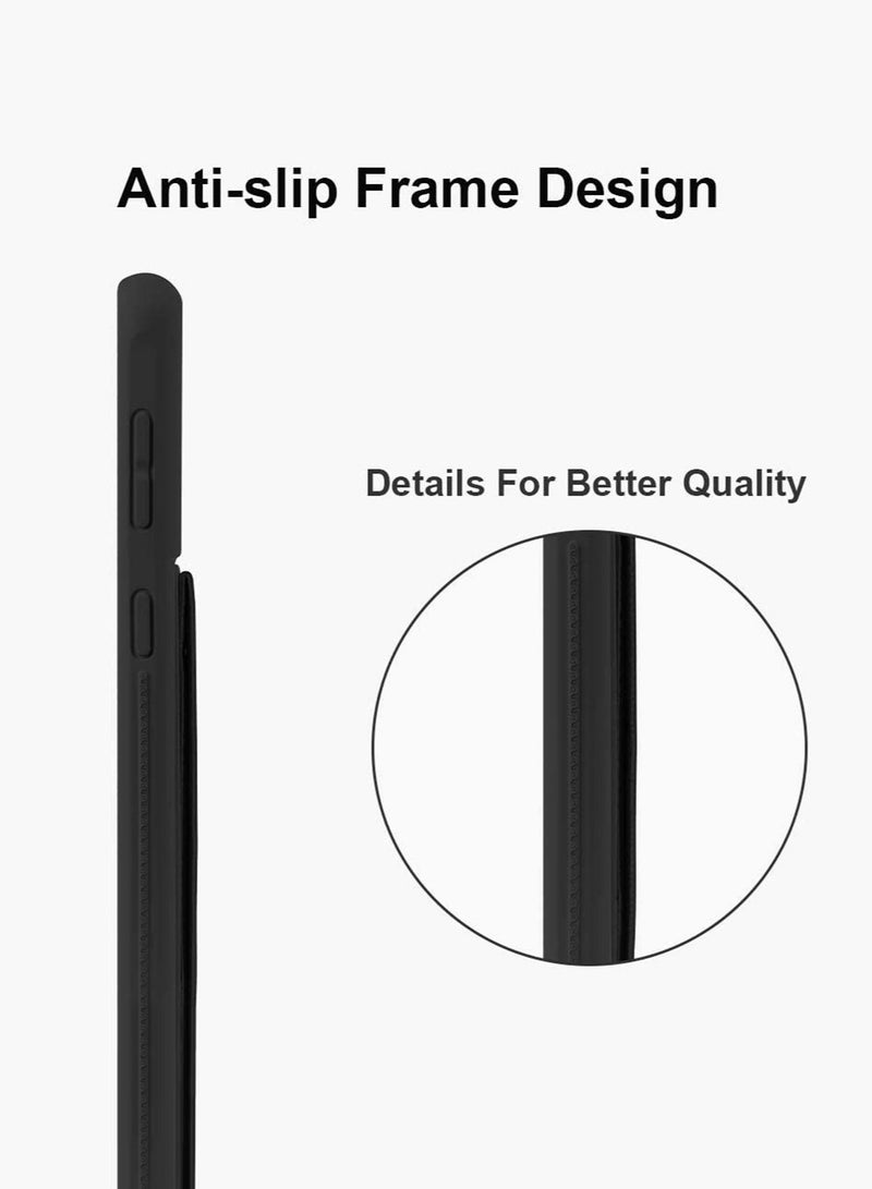 Wtech Hand Grip and Multi Stand Magnetic Car Mount Kickstand Case Finger Strap Cover For Samsung Galaxy S23 Ultra Black - Image 5