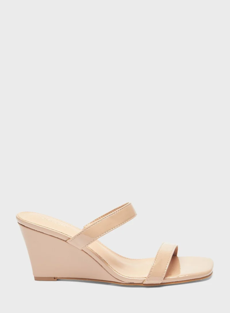 شو اكسبرس Multi Strap Wedge Sandals