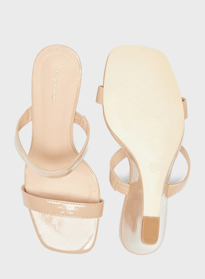 شو اكسبرس Multi Strap Wedge Sandals