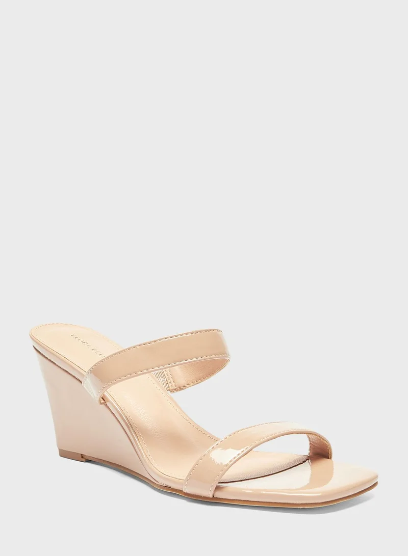 شو اكسبرس Multi Strap Wedge Sandals