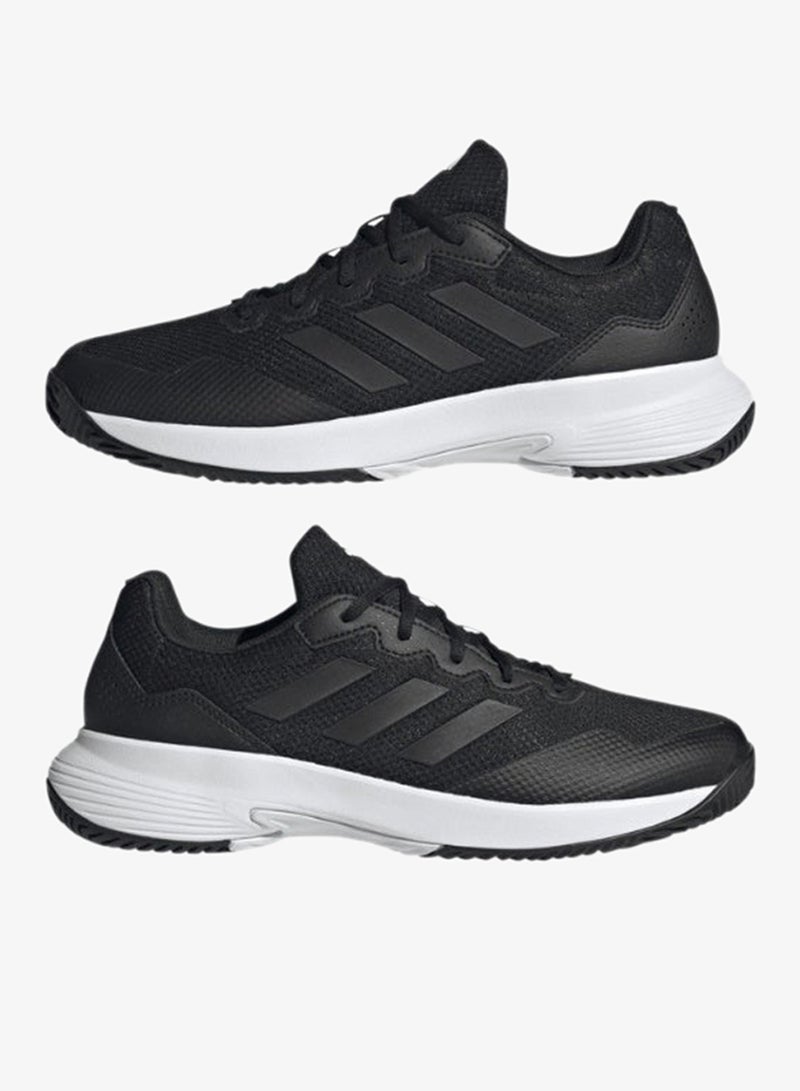 اديداس أحذية تنس أديداس جيم كورت 2 للرجال أسود - Image 1